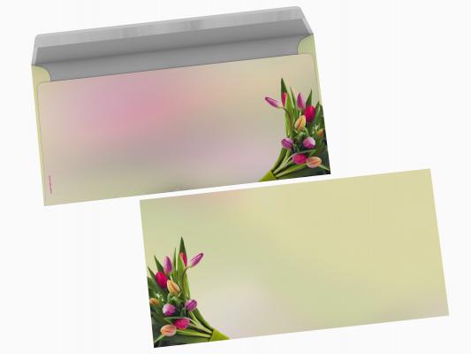 Motivpapier Tulpen im Sonnenlicht Briefpapier mit Motiv